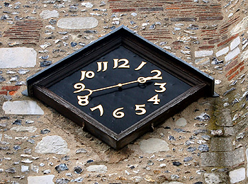 The clock in the west tower March 2012